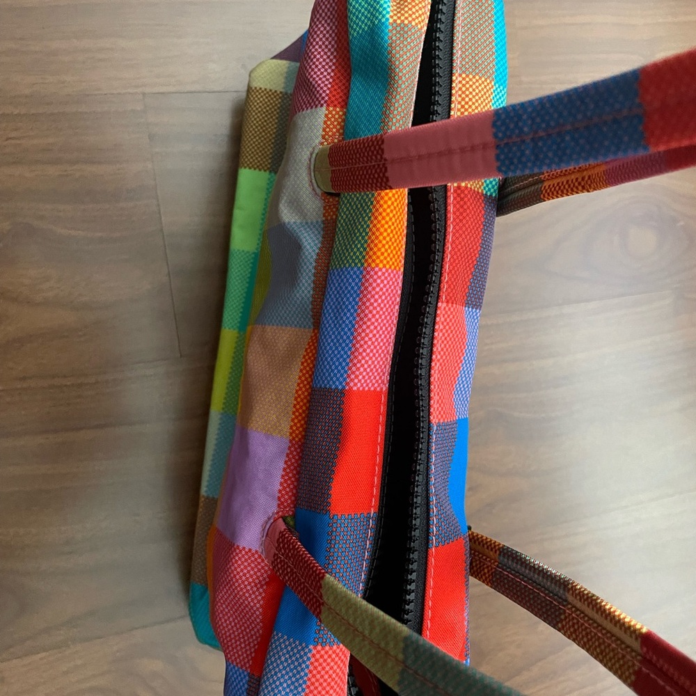 BAGGU Nylon Bowler Bag Madras - Picture 4 of 4